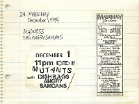 ANGRY SAMOANS Metal Mike Scrapbook 1979 – 07-29-1979 – 12-27-1979 – Harlan Hollander then P.J. Galligan on Lead Guitar Page 08